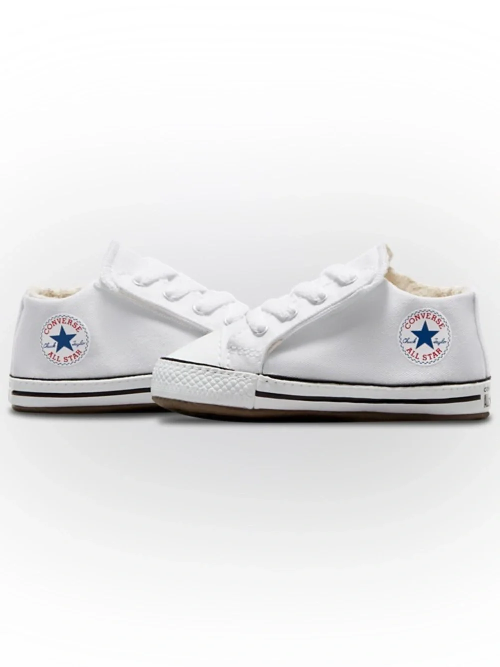 Converse Chuck Taylor All Star Cribster Canvas Baby/Infant Shoe White Size 2